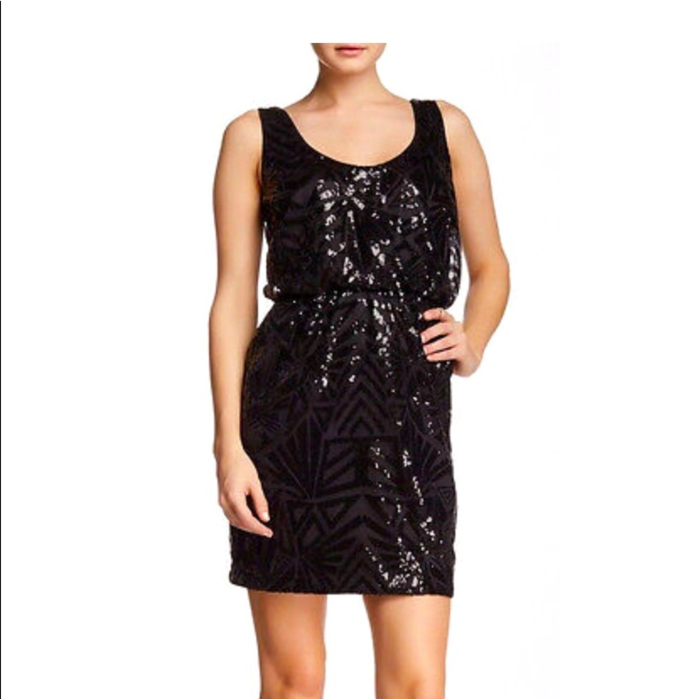 New Jessica Simpson black sequins dress new with tags size 6